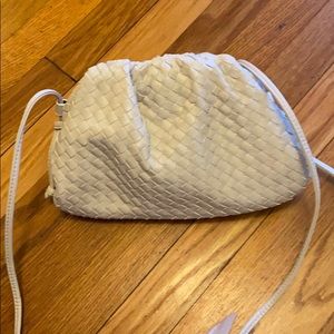 Ivory Small “The Pouch” Leather Clutch, brand new!